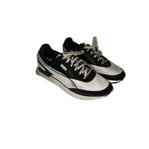 Puma Future Rider Play Men's Shoes Size 7 Sneakers Black White 381677 01